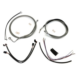 XR Stainless Handlebar Installation Kit 15" - 17" Apes