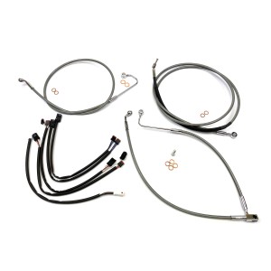 XR Stainless Handlebar Installation Kit 15" - 17" Apes