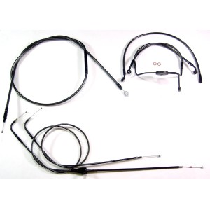 Black Pearl Touring Handlebar Installation Kit 10" Bars