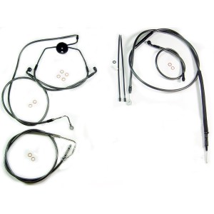 Black Pearl Touring Handlebar Installation Kit 10" Bars