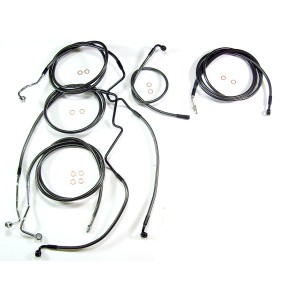 Black Pearl Touring Handlebar Installation Kit 10" Bars