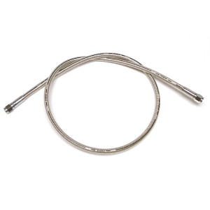 Polished Stainless Braided 23" ABS Universal DOT Brake Line