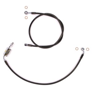 XR Stainless w/Black Coating Sportster ABS DOT Brake Line Kit