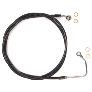 XR Stainless w/Black Coating Touring ABS Upper DOT Brake Line