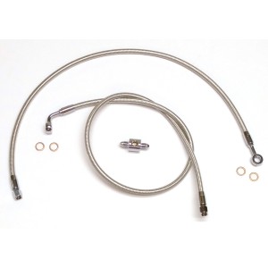 Polished Stainless DOT Brake Line Kit 