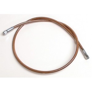 Copper Canyon Braided 76" Universal DOT Brake Line - Chrome Fittings