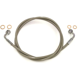 XR Stainless Chrome Single Non-ABS Brake Line