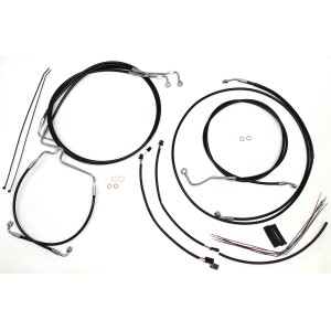 XR OE Style Black Handlebar Installation Kit 12"-14" Apes