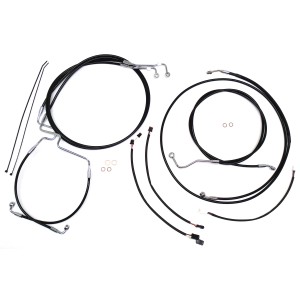 XR OE Style Black Handlebar Installation Kit 15"-17" Apes