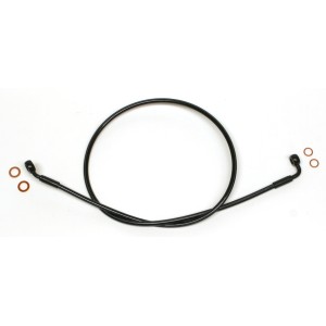 XR Black Coated Non-ABS DOT Brake Line w/ Black Fittings