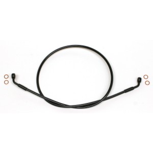 XR Black Coated Non-ABS DOT Brake Line w/ Black Fittings