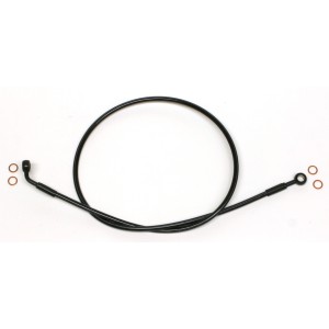 XR Black Coated Non-ABS DOT Brake Line w/ Black Fittings