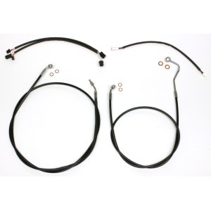 XR OE Style Black w/Chrome Fittings Handlebar Kit 12" - 14" Apes