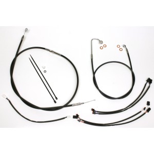 XR OE Style Black Handlebar Installation Kit 12"-14" Apes