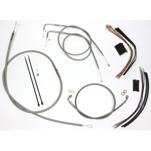 XR Stainless Handlebar Installation Kit 12"-14" Apes