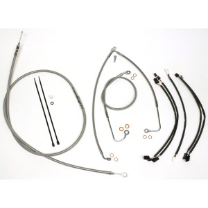 XR Stainless Handlebar Installation Kit 15"-17" Apes