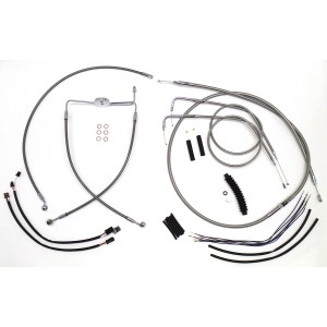 XR Stainless Handlebar Installation Kit 15" - 17" Apes