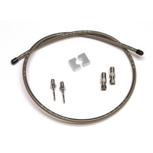 BYO® Stainless Braided 6' Brake Line Kit with 3/8" Inverted Flare