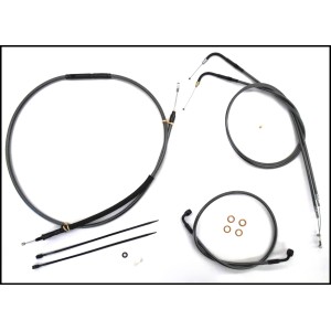 Black Pearl Sportster Handlebar Installation Kit - Drag Bar