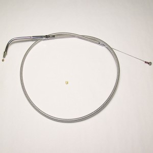 Polished Stainless Idle Cable Alt Length