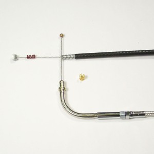 Polished Stainless Idle-Cruise Cable Alt Length