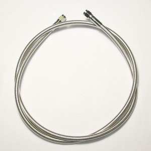 Polished Stainless Braided 30" Universal DOT Brake Line