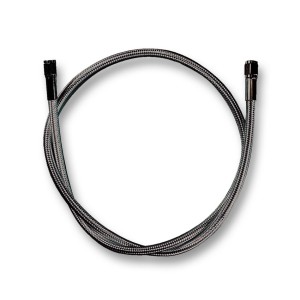 Black Pearl Braided 12" Universal DOT Brake Line